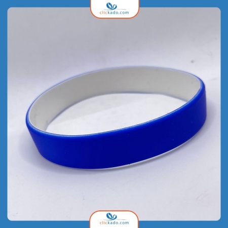 bracelet fluorescent bleu personnalisé